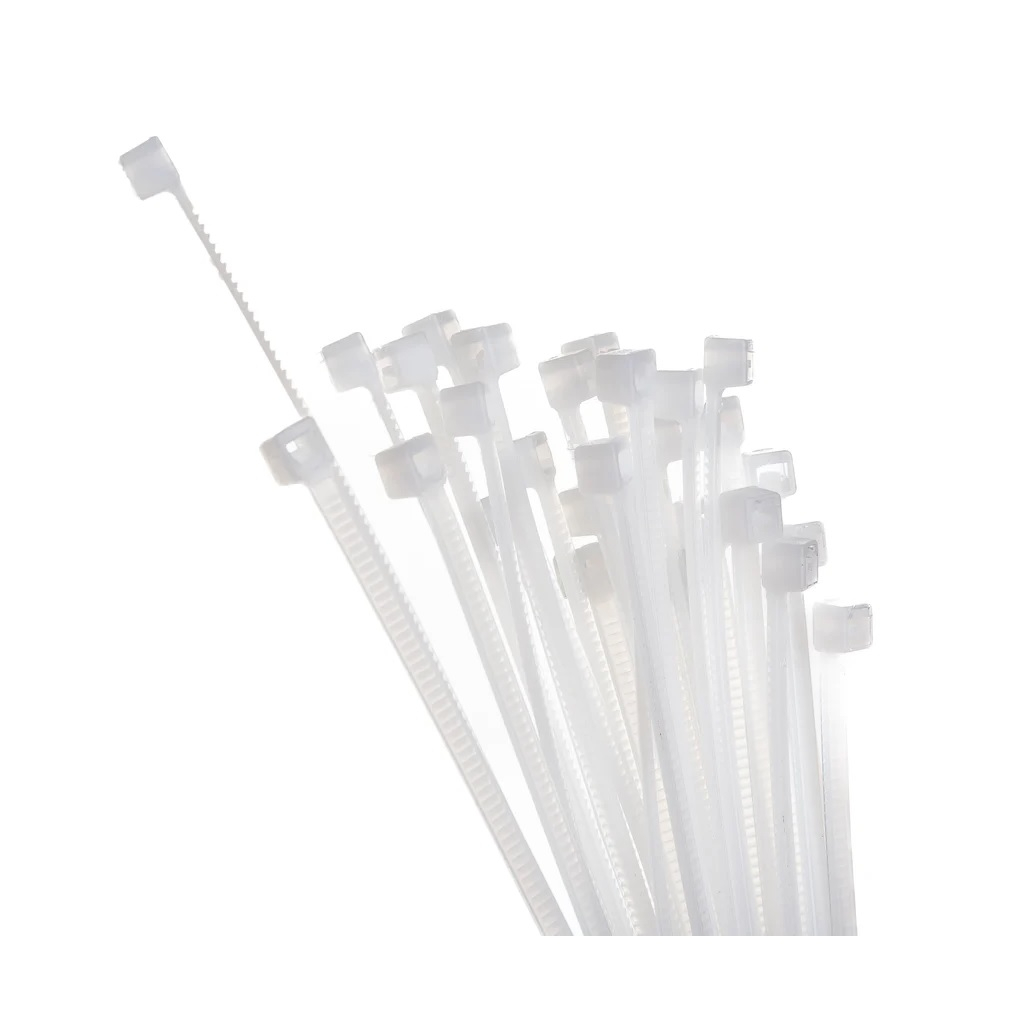 Стяжка кабельная Fortisflex КСС 49394 нейлон 3х200 мм, упаковка 100 шт, белый