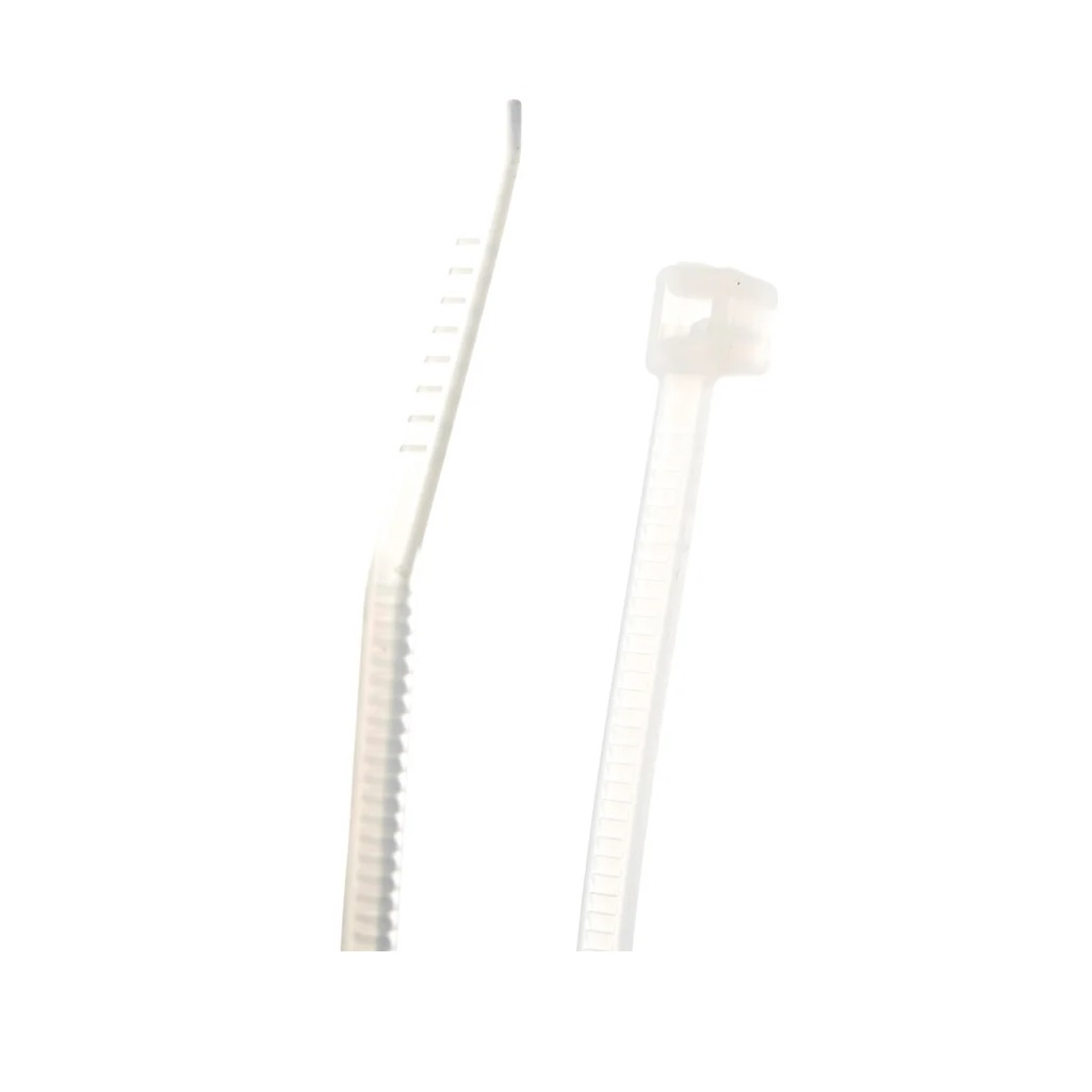 Стяжка кабельная Fortisflex КСС 49393 нейлон 3х150 мм, упаковка 100 шт, белый