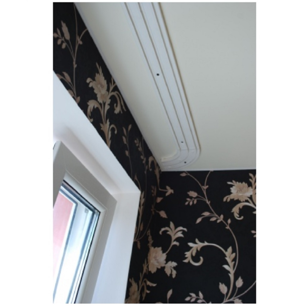 Шина потолочная пустотелая в сборе 3-х рядная 2.4 м, для монтажа различных подвесных систем