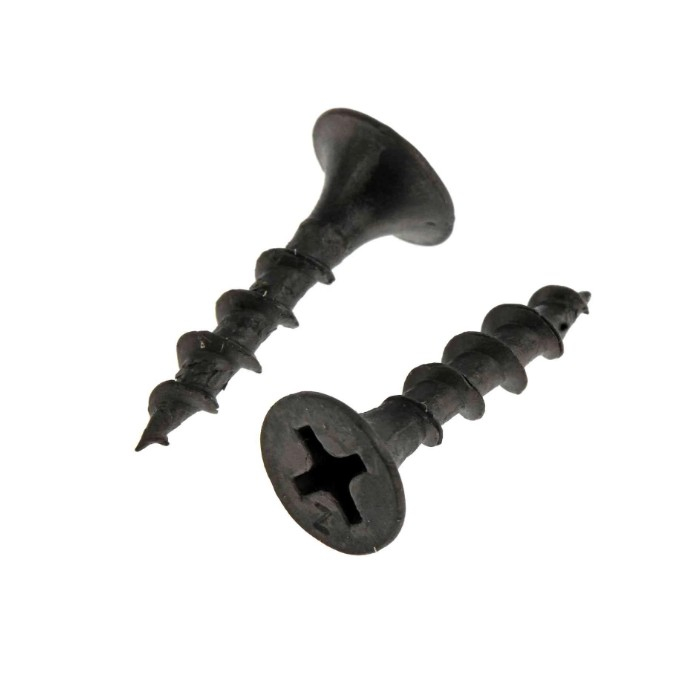 Саморез Жесть по дереву, черный, ГД 3.5х19, 300 шт, контейнер 280 мл