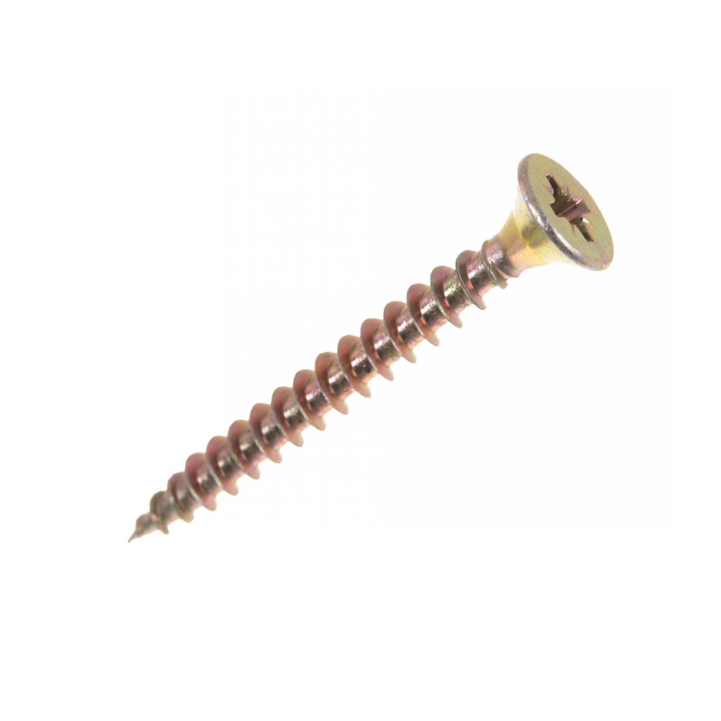 Саморез Жесть универсальный, желтый цинк, 3х40, 200 шт, УТ-00003260