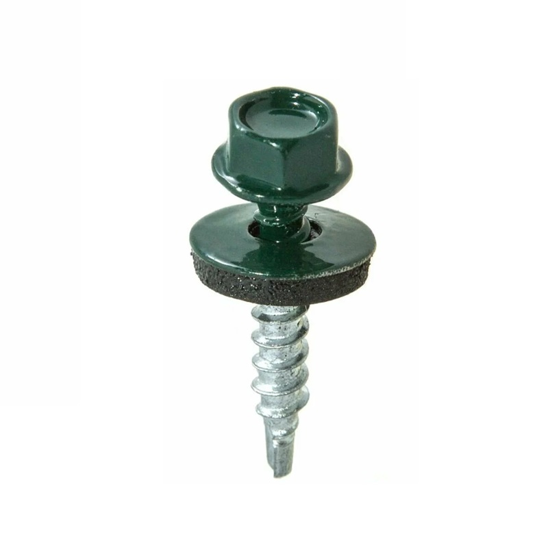 Саморез кровельный Жесть 4,8х51мм RAL6005 темно-зеленый 200 шт