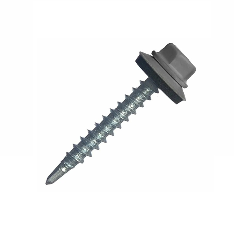 Саморез кровельный Жесть 4,8х51мм RAL7024 серый графит 200 шт