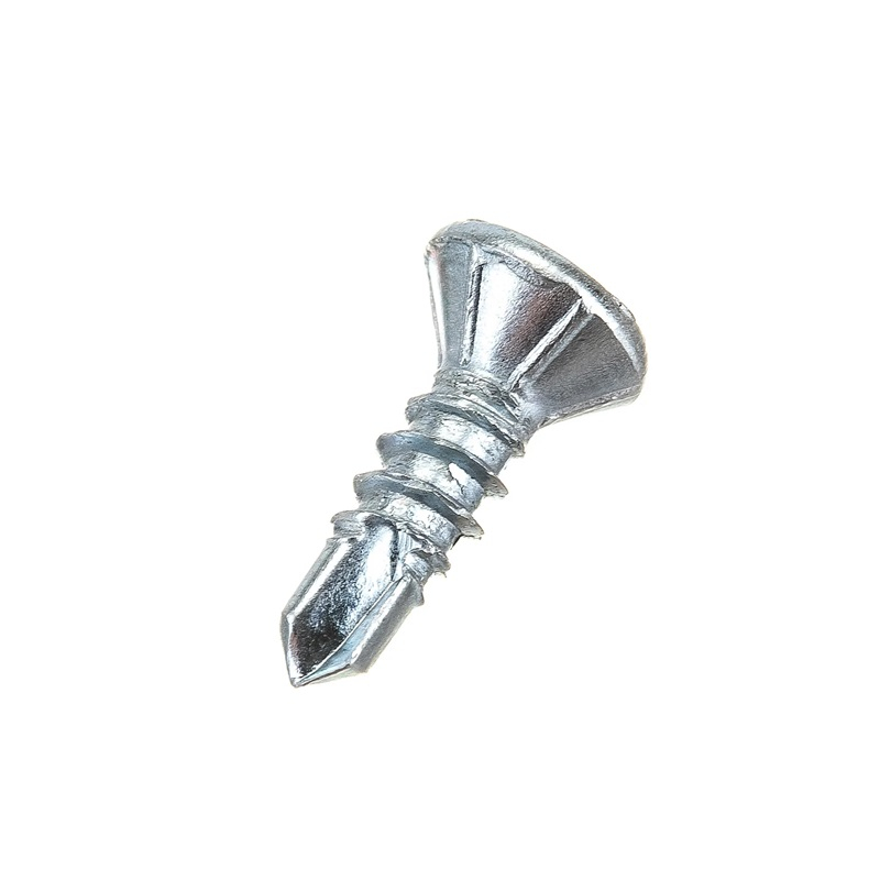 Саморез оконный Жесть со сверлом белый цинк 3,9х13мм 25 шт