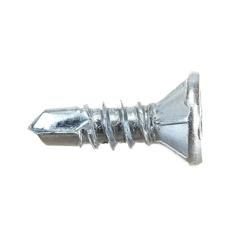Саморез оконный Жесть со сверлом белый цинк 3,9х13мм 25 шт