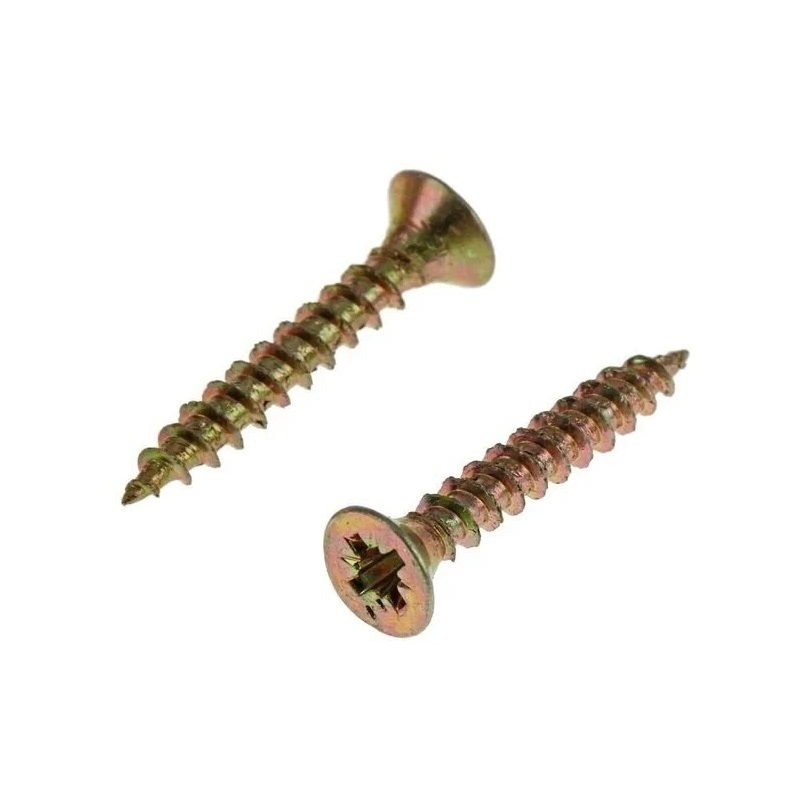 Саморез Жесть универсальный желтый цинк 3,5х20мм 26 шт