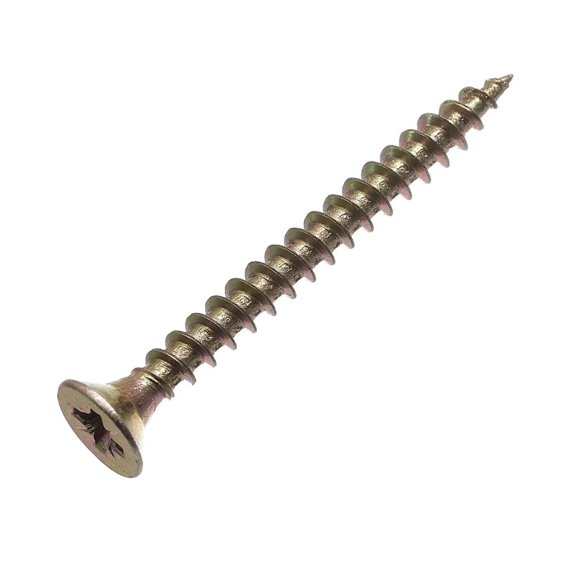 Саморез Жесть универсальный, желтый цинк, 4,5х40 мм (11 шт), европодвес