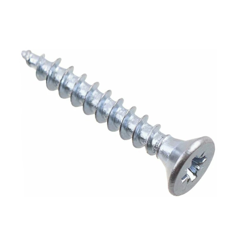 Саморез Жесть универсальный, белый цинк, 6х50 мм, 100 шт.