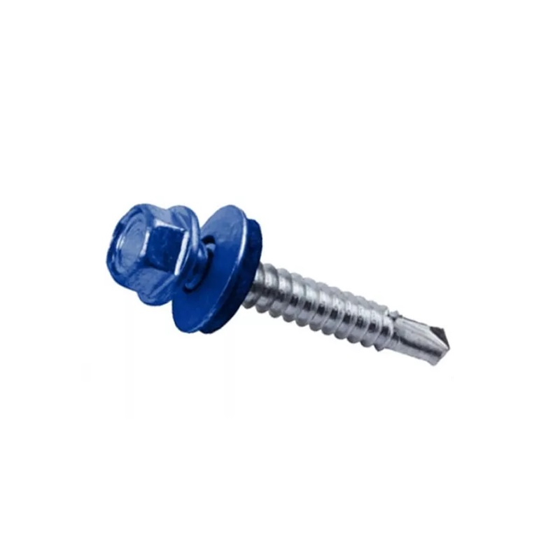 Саморез кровельный 4,8x51 RAL5005 насыщенный синий 6 шт