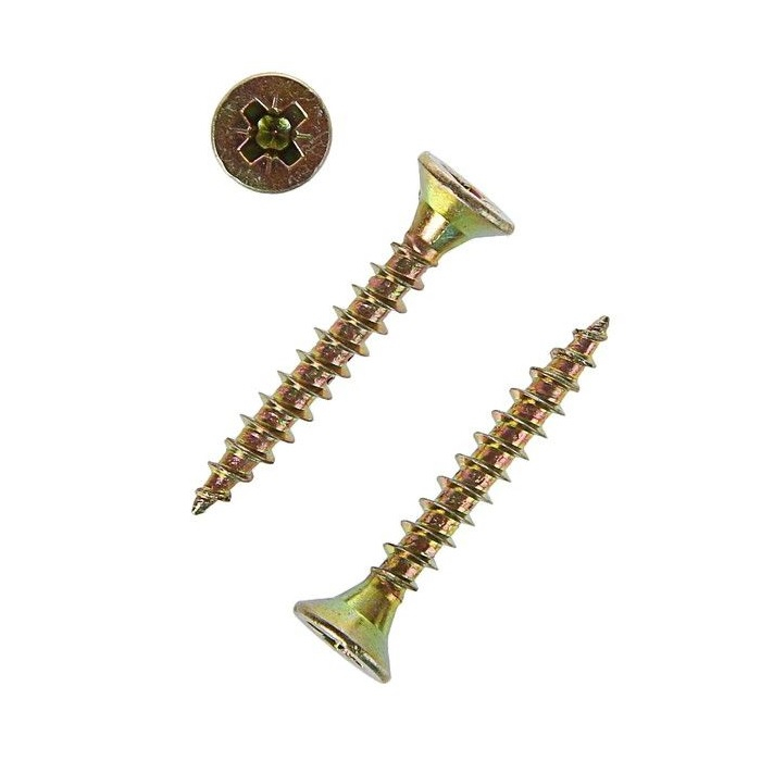 Саморез Жесть универсальный, желтый цинк, 2.5х16 мм 25 шт УТ-00003220