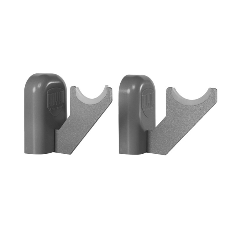 Комплект настенных регулируемых кронштейнов Royal Thermo Design 80, серебристых