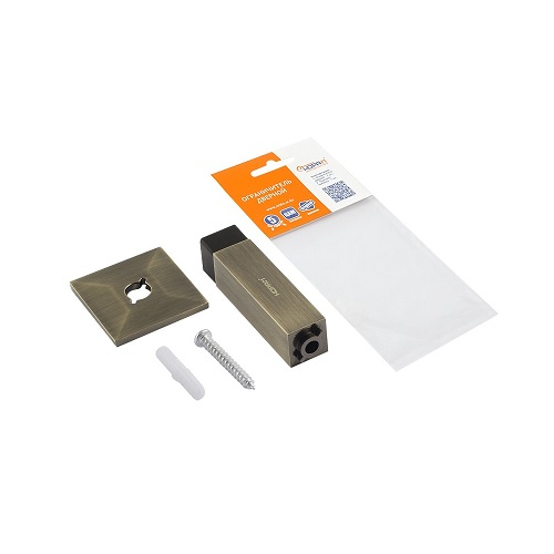 Ограничитель дверной Нора-М настенный 116 старая бронза