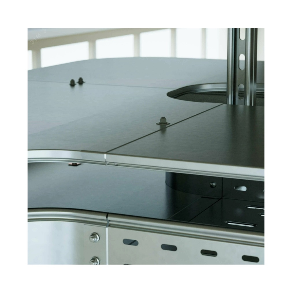 Крышка лотка ДКС 35525 с заземлением, оцинкованная сталь, 15х300х3000 мм