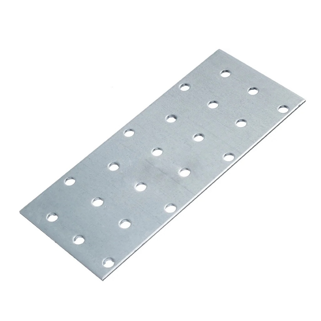 Пластина соединительная оцинкованная 1.5х100х240 мм для деревянных балок и стропил