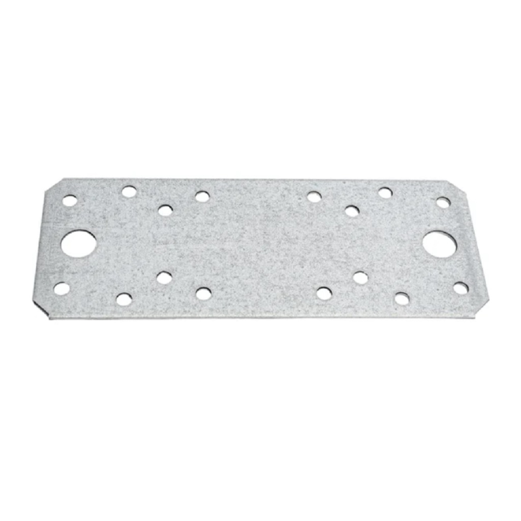 Пластина крепежная, оцинкованная, Толщина 1.8 мм, 1.8х55х140 мм