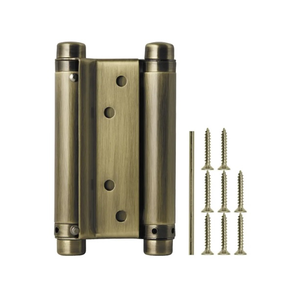 Петля пружинная двухсторонняя LIVGARD HS80 AB бронза