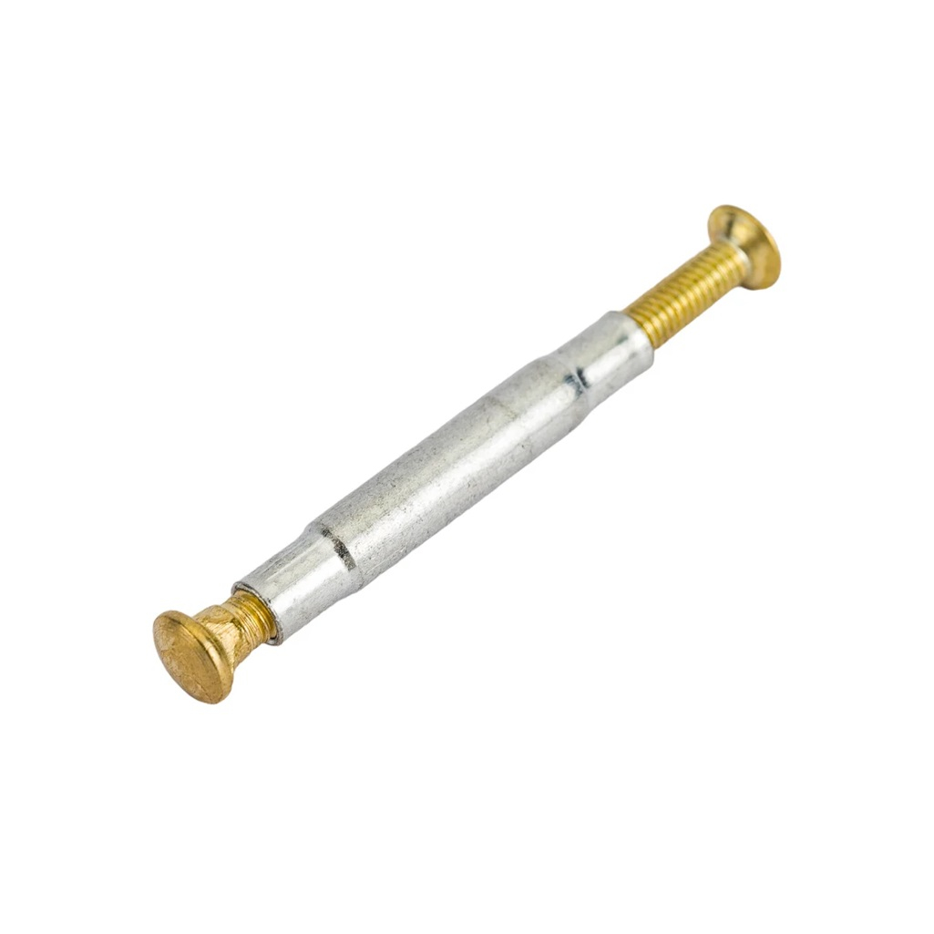 Стяжка MSM для ручек на планке М4 PL3-S Полированная латунь