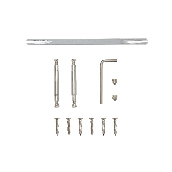 Ручка дверная AVERS H-14026-P-NIS/CR матовый никель/хром