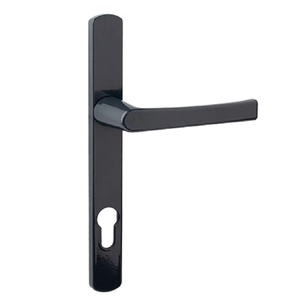 Ручка овальная на планке Apecs HP-85.7306-GRD для профилей, серая