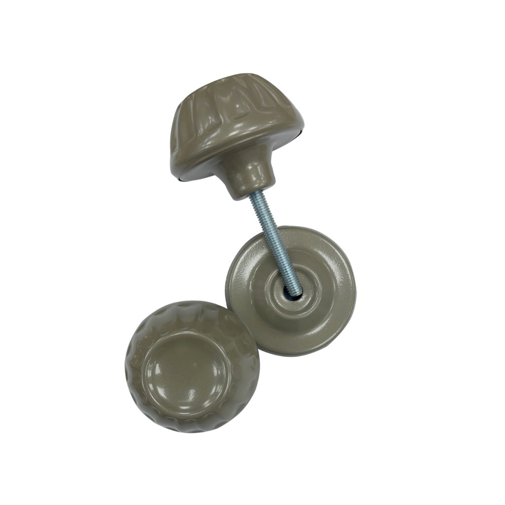 Ручка дверная Металлист BLM 967 GR, металл, универсальная, цвет серый