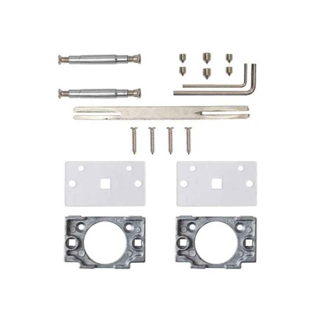 Ручки дверные Code Deco Fusion H-100156-A-CRS, алюминий, сатинированный хром