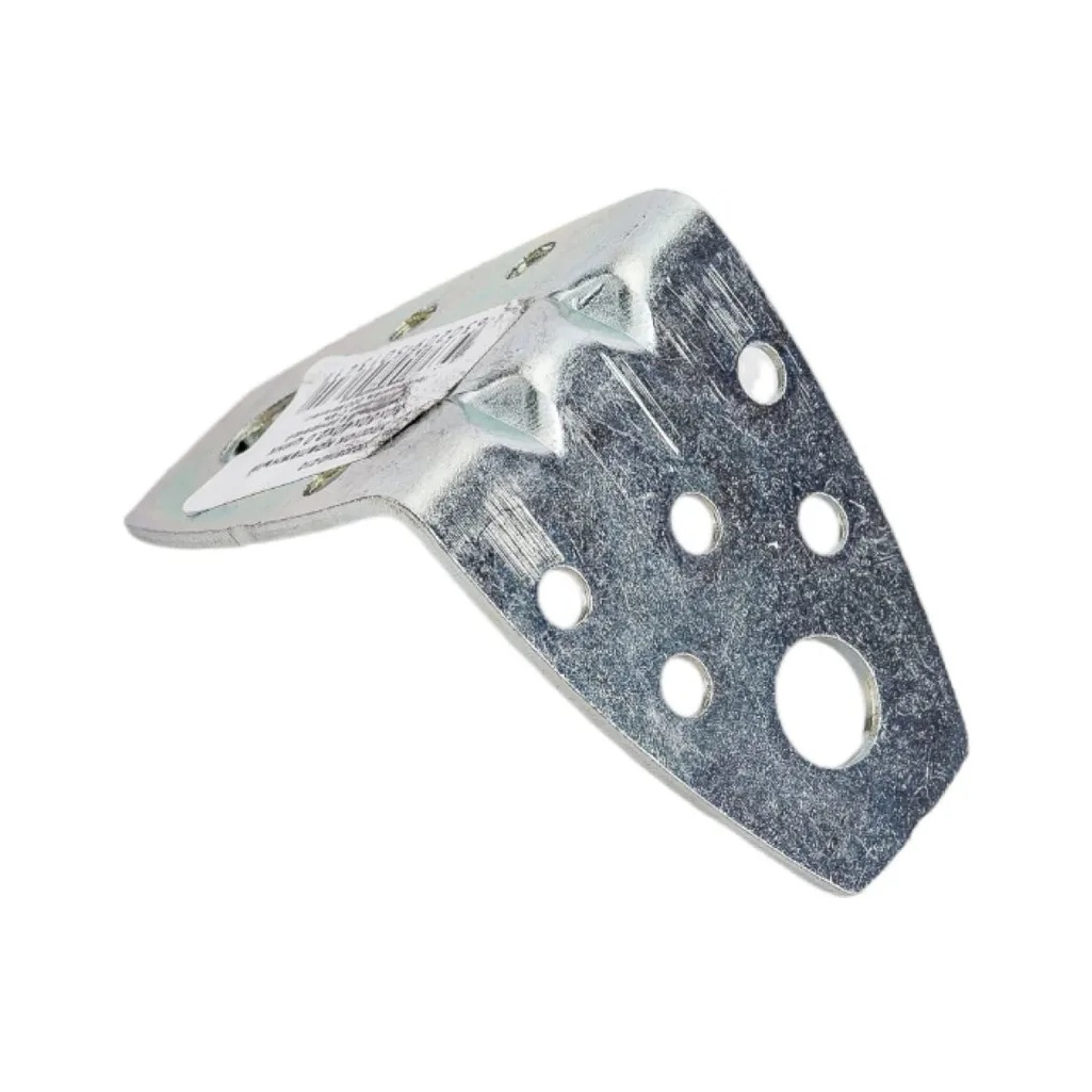 Уголок крепежный усиленный с зенковкой, оцинкованная сталь, 2х40х50х50 мм