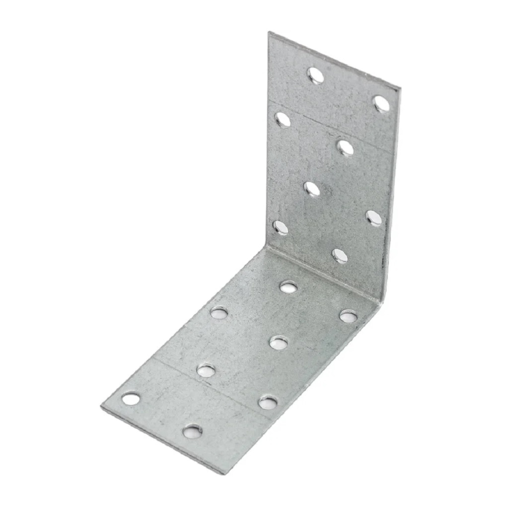 Уголок крепежный равносторонний 1.5х40х80 мм А-KUR-80*40 для жесткого соединения