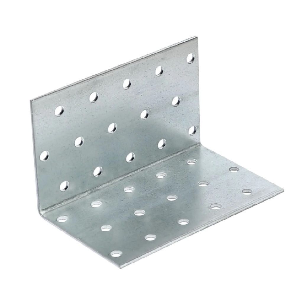 Уголок оцинкованный крепежный равносторонний 1.5х60х100 мм А-KUR-60*100