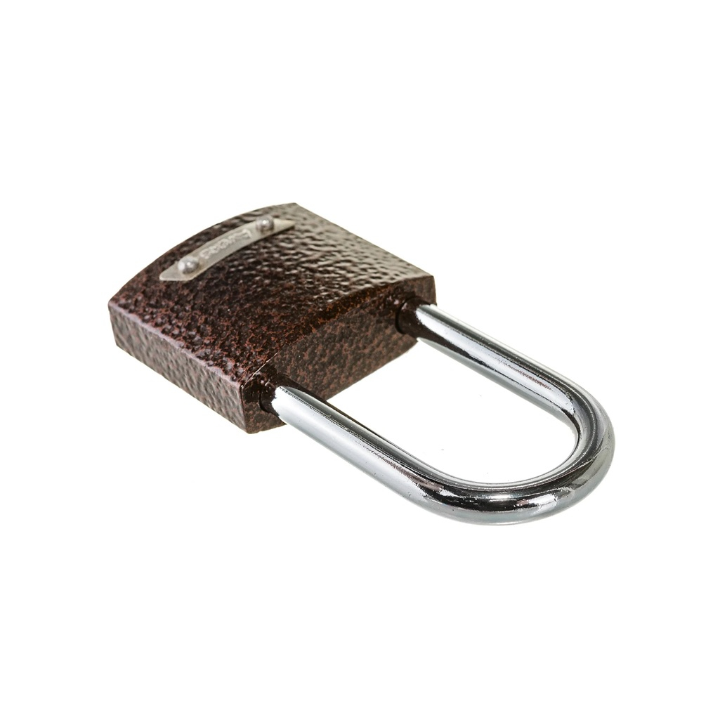 Замок навесной Avers PD-01-38-L, цилиндровый, коричневый 011049