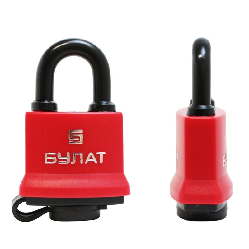 Замок навесной Булат ВС 1-П41 ПЛ всепогодный 5 кл d - 6,5 мм