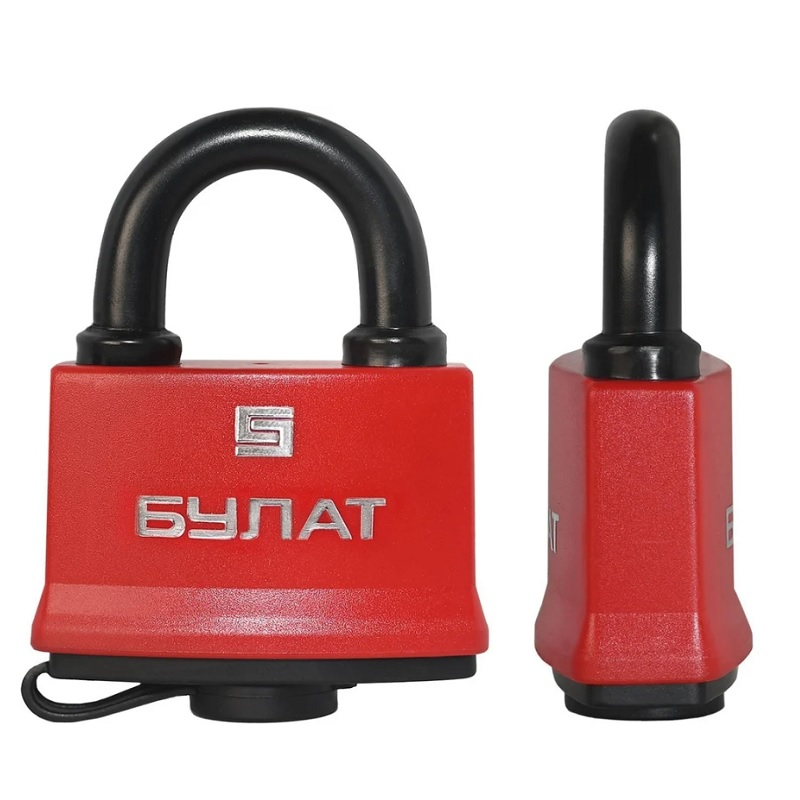 Замок навесной Булат ВС 1-П70 ПЛ всепогодный 5 кл d - 10,6 мм