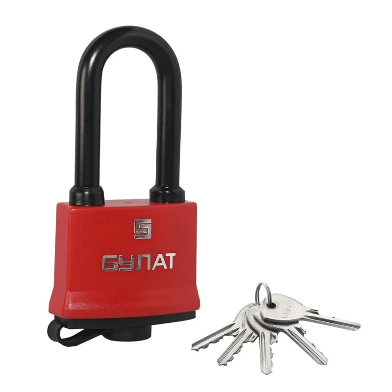 Замок навесной Булат ВС 1-П70-01 ПЛ всепогодный 5 кл d - 10,6 мм