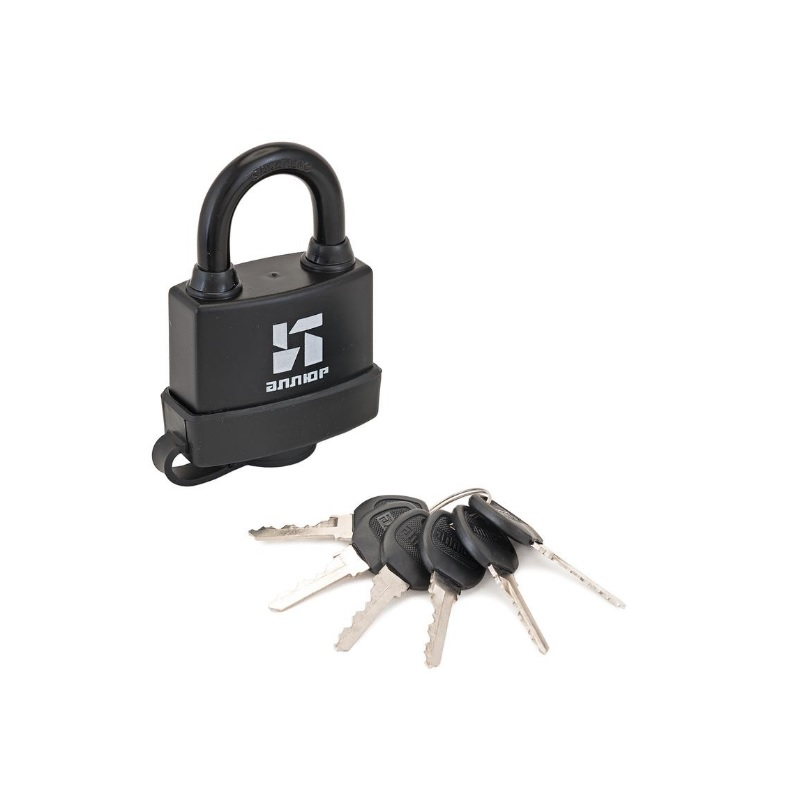 Замок навесной Аллюр ВС1Ч-375П всепогодный, 6 ключей, d8.5 мм 6776