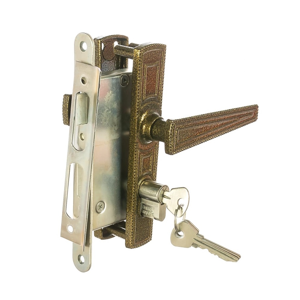 Замок врезной Зенит 3В4-3 .01 бронза