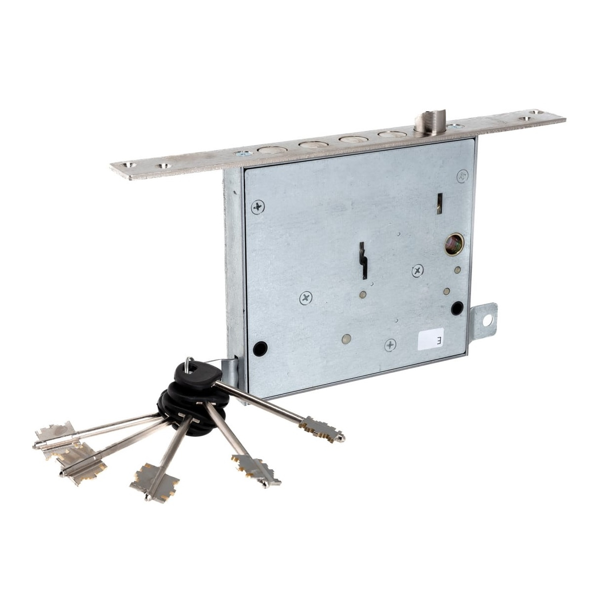 Замок врезной МЕТТЭМ ЗВ9.143.1.0 удлиненная лицевая планка