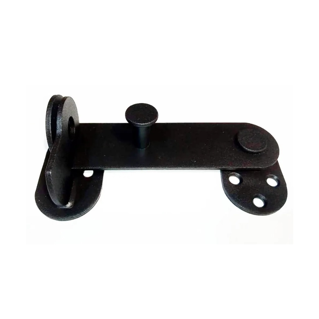 Щеколда перекидная для калиток, металлическая, малая №8, черный 