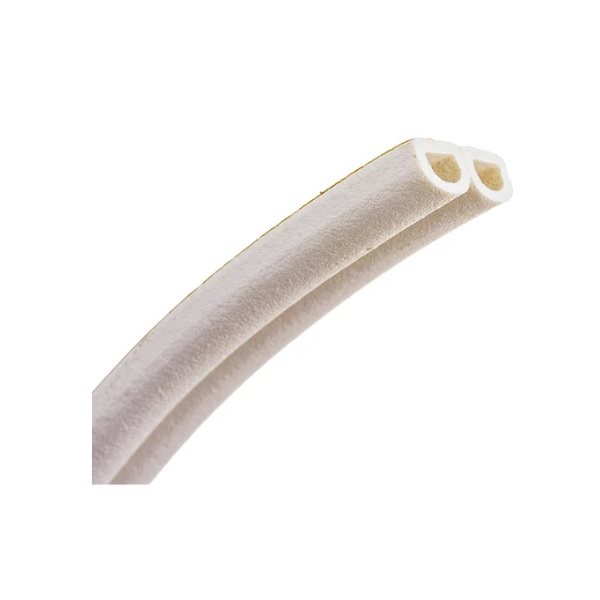 Уплотнитель TECH-TOP промышленный самоклеящийся, D-профиль, белый, 9х8 мм 53924
