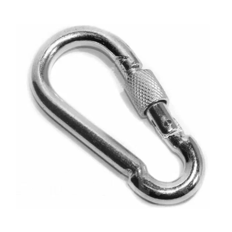 Карабин с фиксатором 10х100 оцинкованная Din 5299 1 шт.