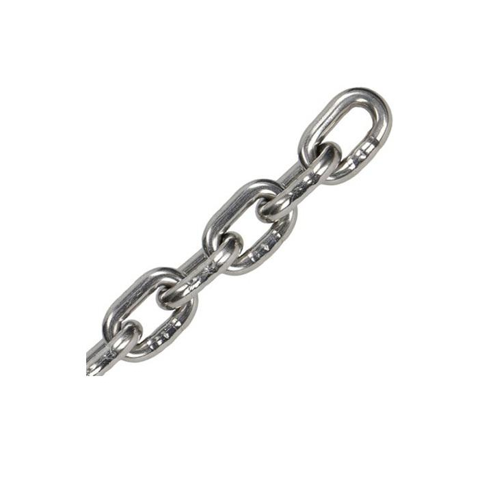 Цепь d 2mm (короткое звено) нержавеющая сталь AISI 304