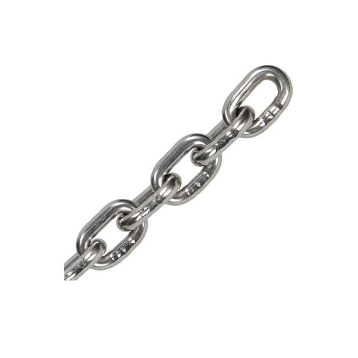 Цепь d 5мм (короткое звено) нержавеющая сталь AISI 304