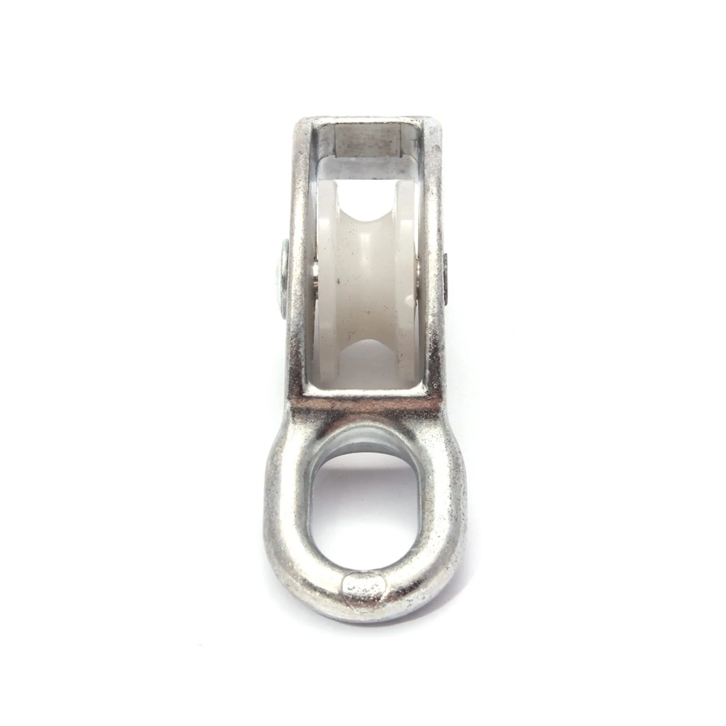 Блок одинарный с пластиковым диском 3/4, под трос 6мм