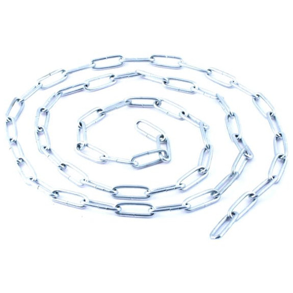 Цепь 2 мм AISI 304 длинное звено, нержавеющая сталь