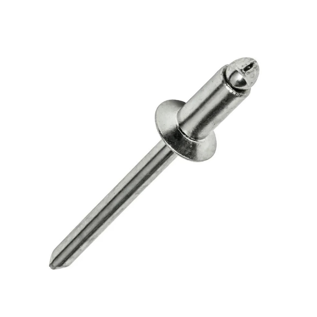 Заклепки вытяжные Жесть алюминий/сталь, 4х16 мм, 100 шт, контейнер 280 мл, УТ-00002308