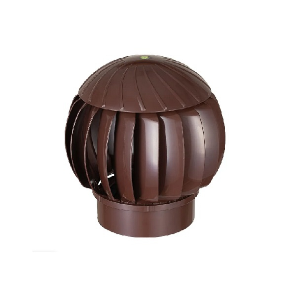 Комплект кровельного вент-выхода для фланцевой и битумной кровли Нанодефлектор (d160мм. корич.)