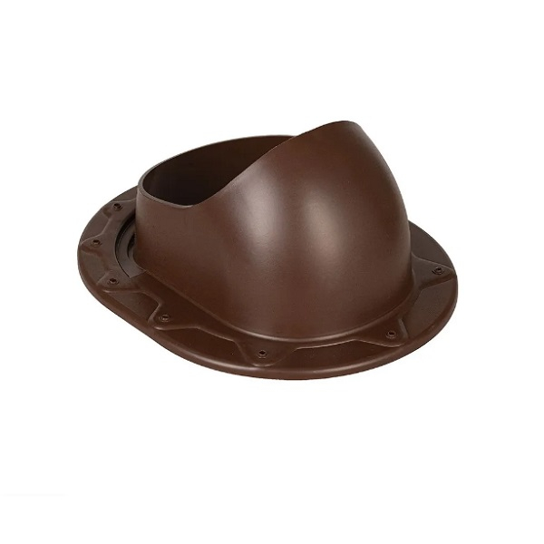 Комплект кровельного вент-выхода для фланцевой и битумной кровли Нанодефлектор (d160мм. корич.)