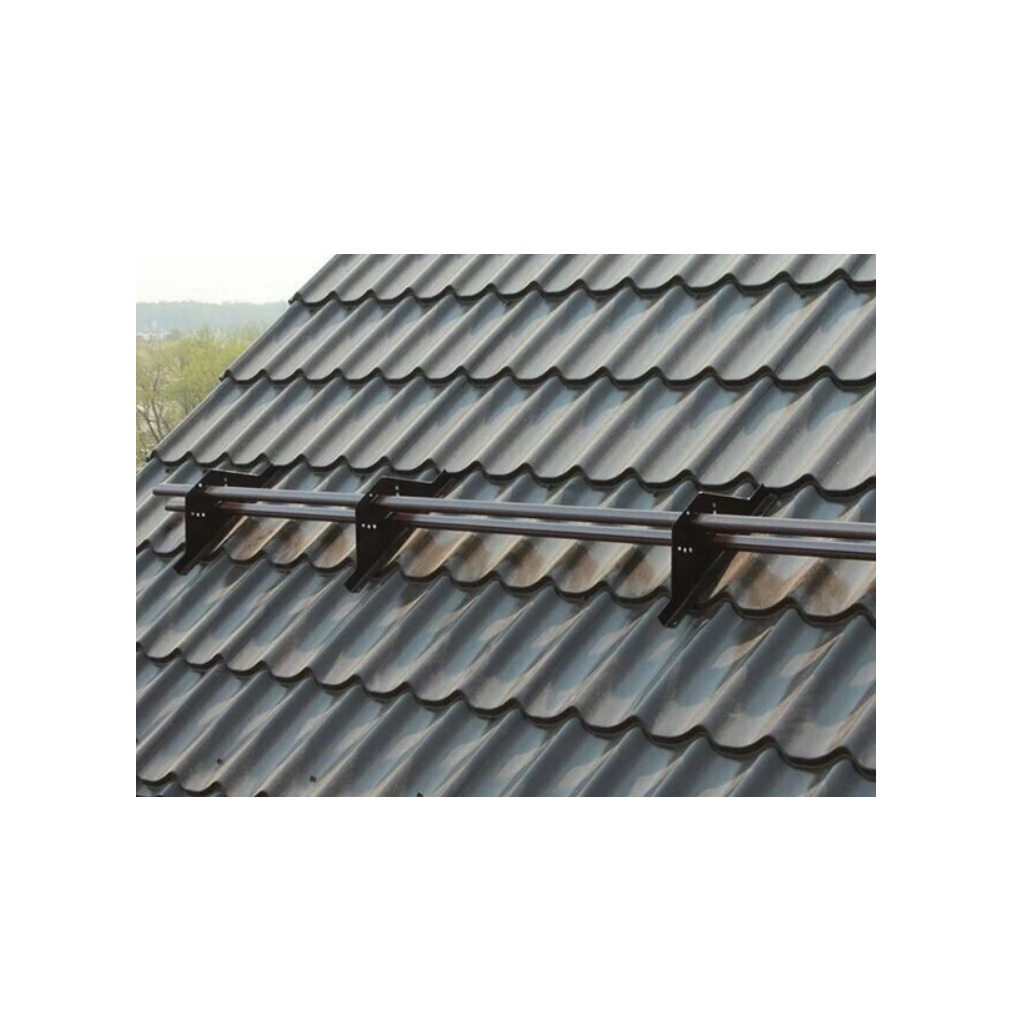 Снегозадержатель трубчатый, сталь, цвет серый, длина 3000 мм