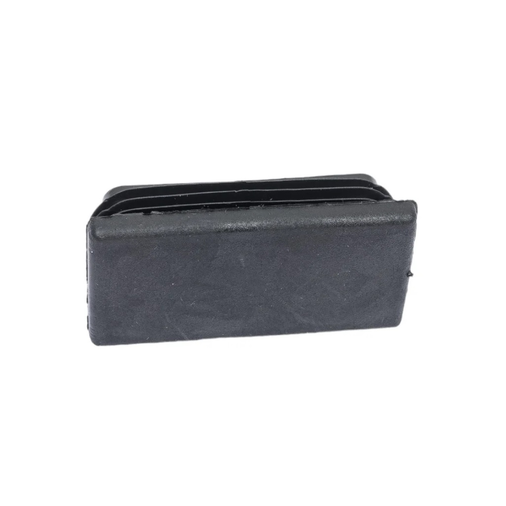 Заглушка ПВХ 60х30 мм, для столбов ограждений и опор металлических конструкций, черный