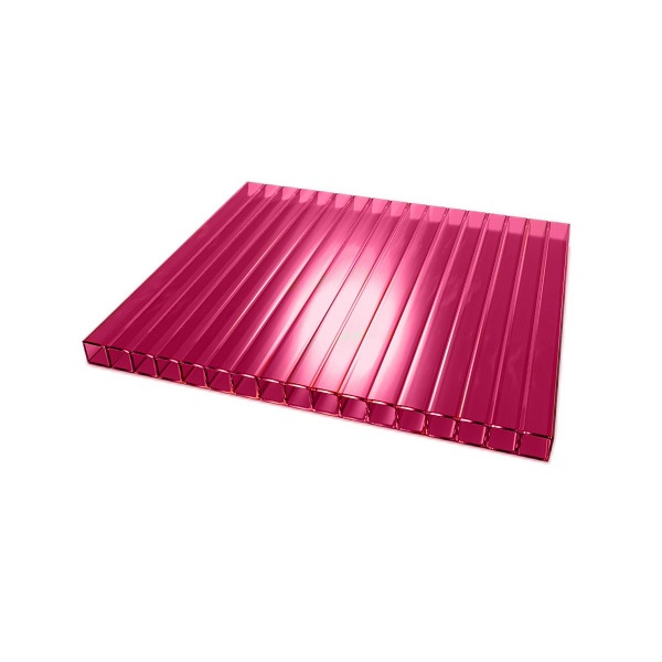 Поликарбонат Т-6 мм - 6,0 м гранатовый