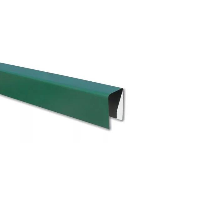 Планка заборная S-12 мм L-2 м тёмно-зелёная