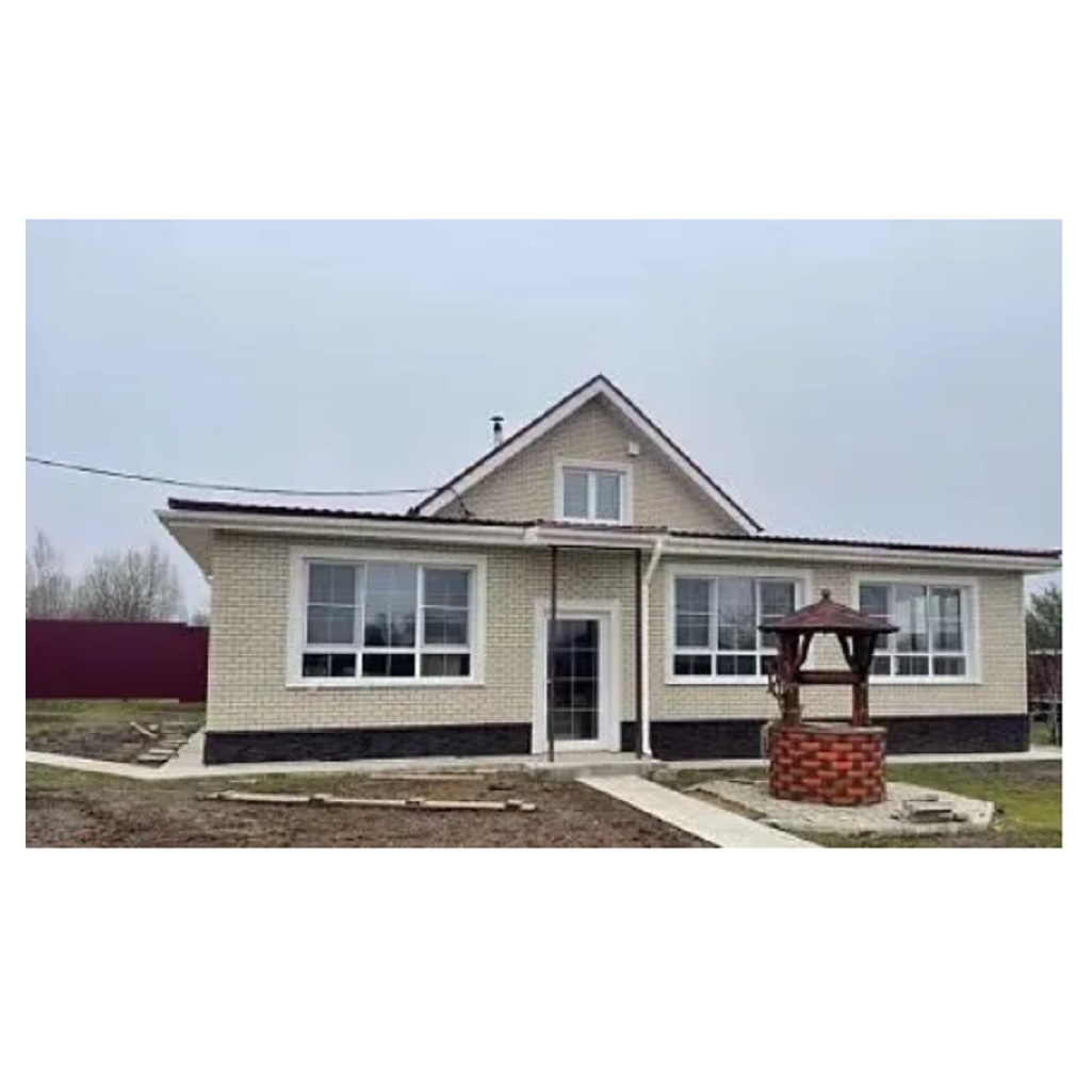 Сайдинг угол цоколя Альта Профиль, кирпич 100х100х470 мм, белый, для наружной отделки